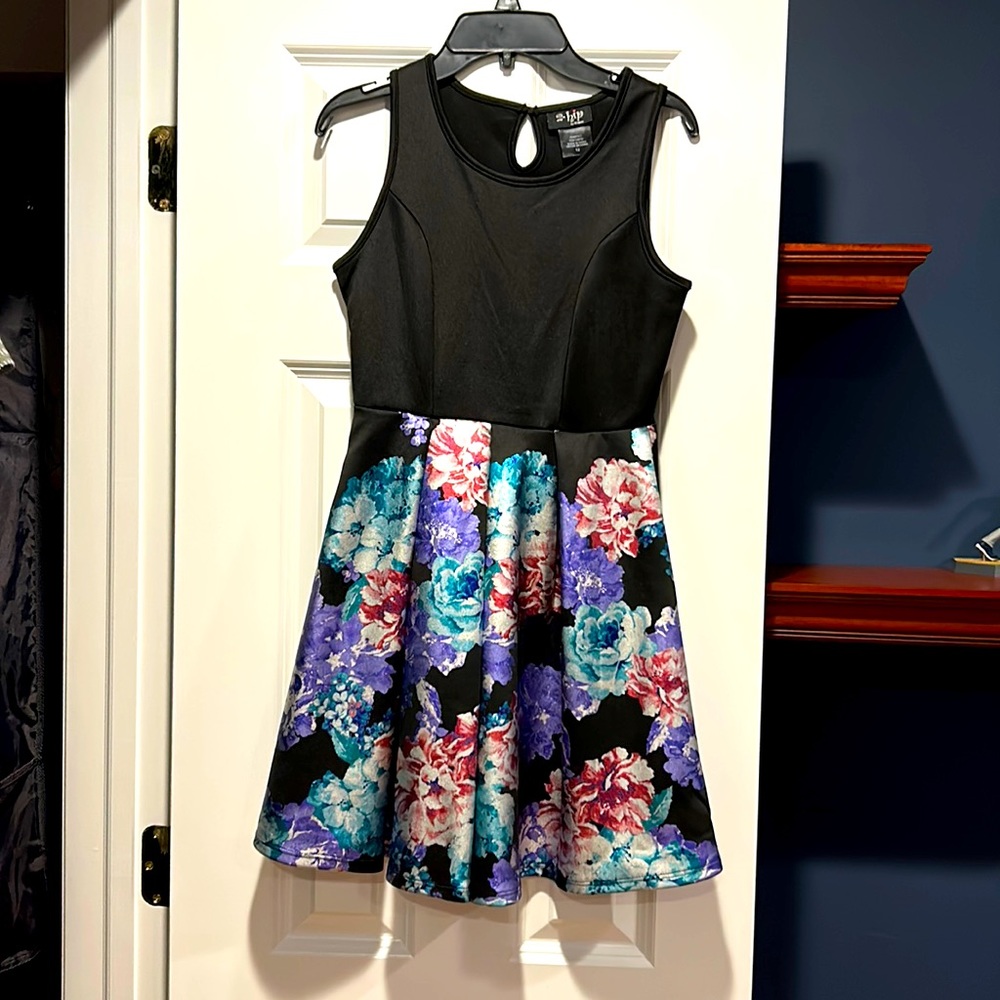 Beautiful Black and Floral Dress